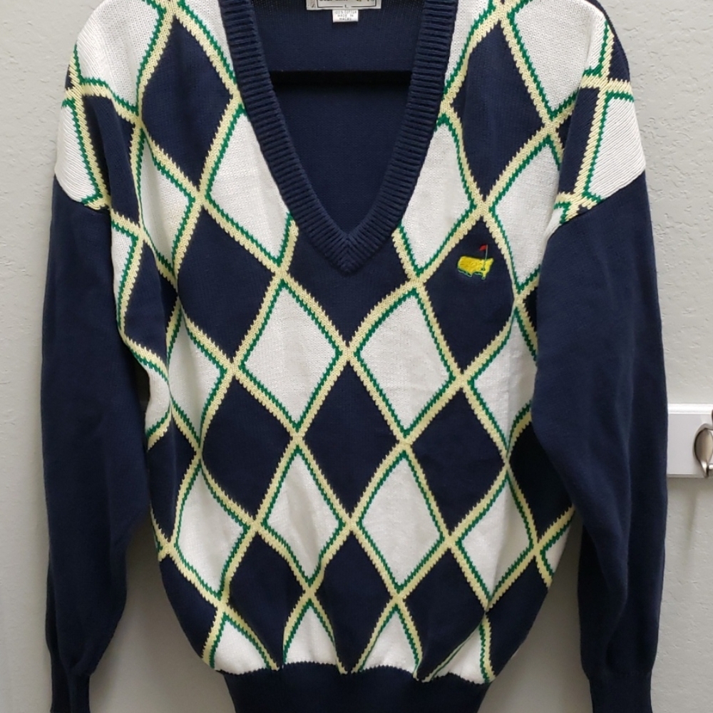 Augusta National Golf Shop Mens Lg Cotton Sweater